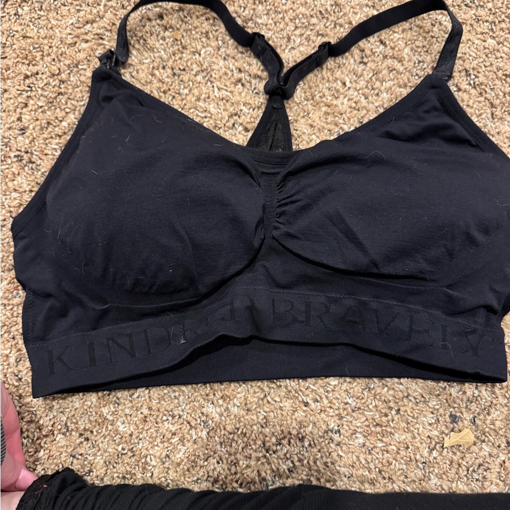 Kindred Bravely Black Nursing Bra